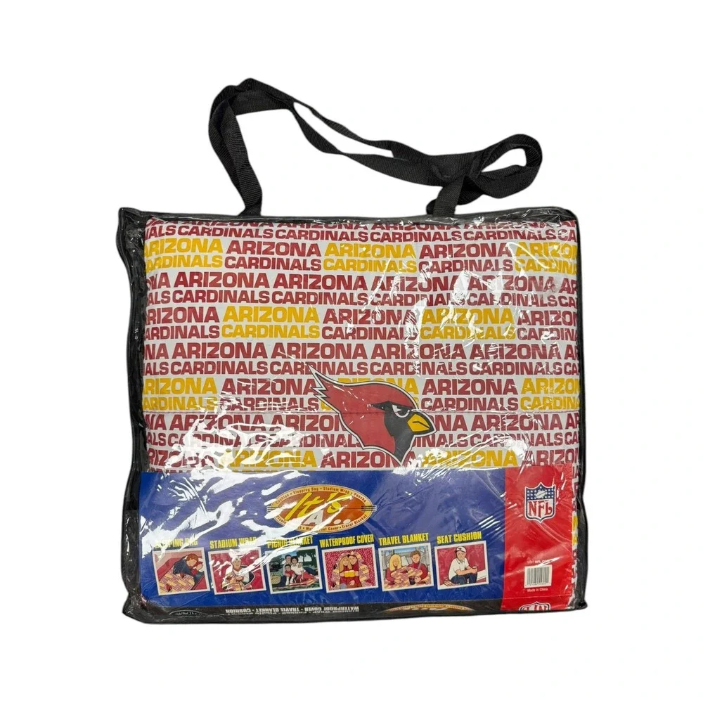 Arizona Cardinals NFL Football 7 in 1 Sleeping Bag Stadium Wrap Seat Cushion NEW